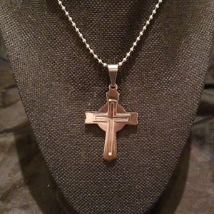 Stainless Steel Cross Necklace